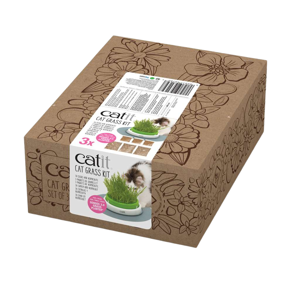 Catit Senses 2.0 Cat Grass Kit 3Pc Recarga al mejor precio -Todoanimal.es
