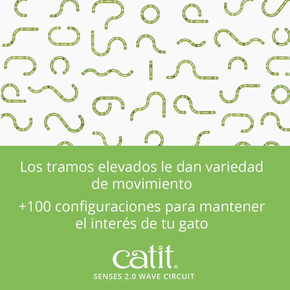 Catit Senses 2.0 Juguete Gato Circuito Wave Mediano al mejor precio -Todoanimal.es