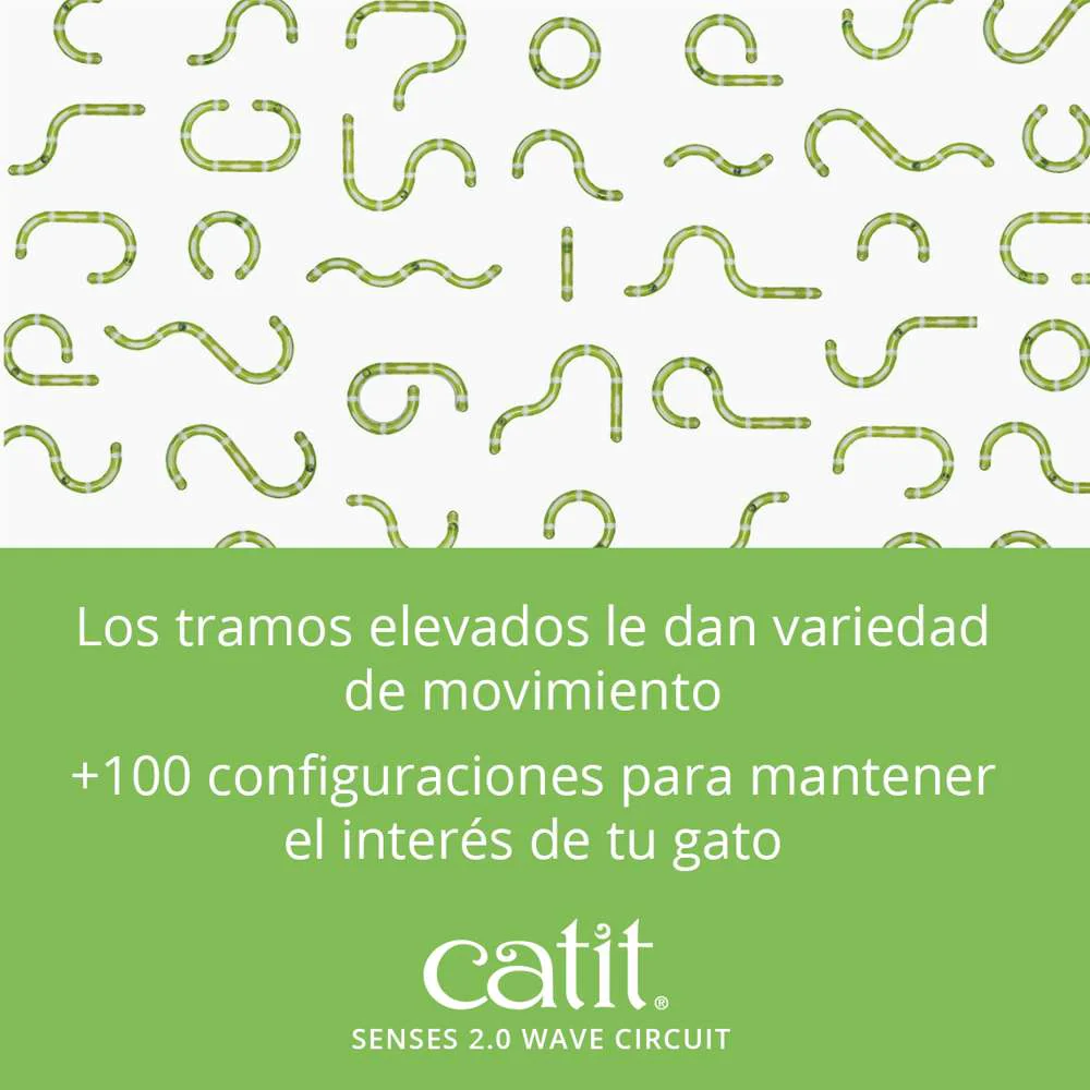 Catit Senses 2.0 Juguete Gato Circuito Wave Mediano al mejor precio -Todoanimal.es