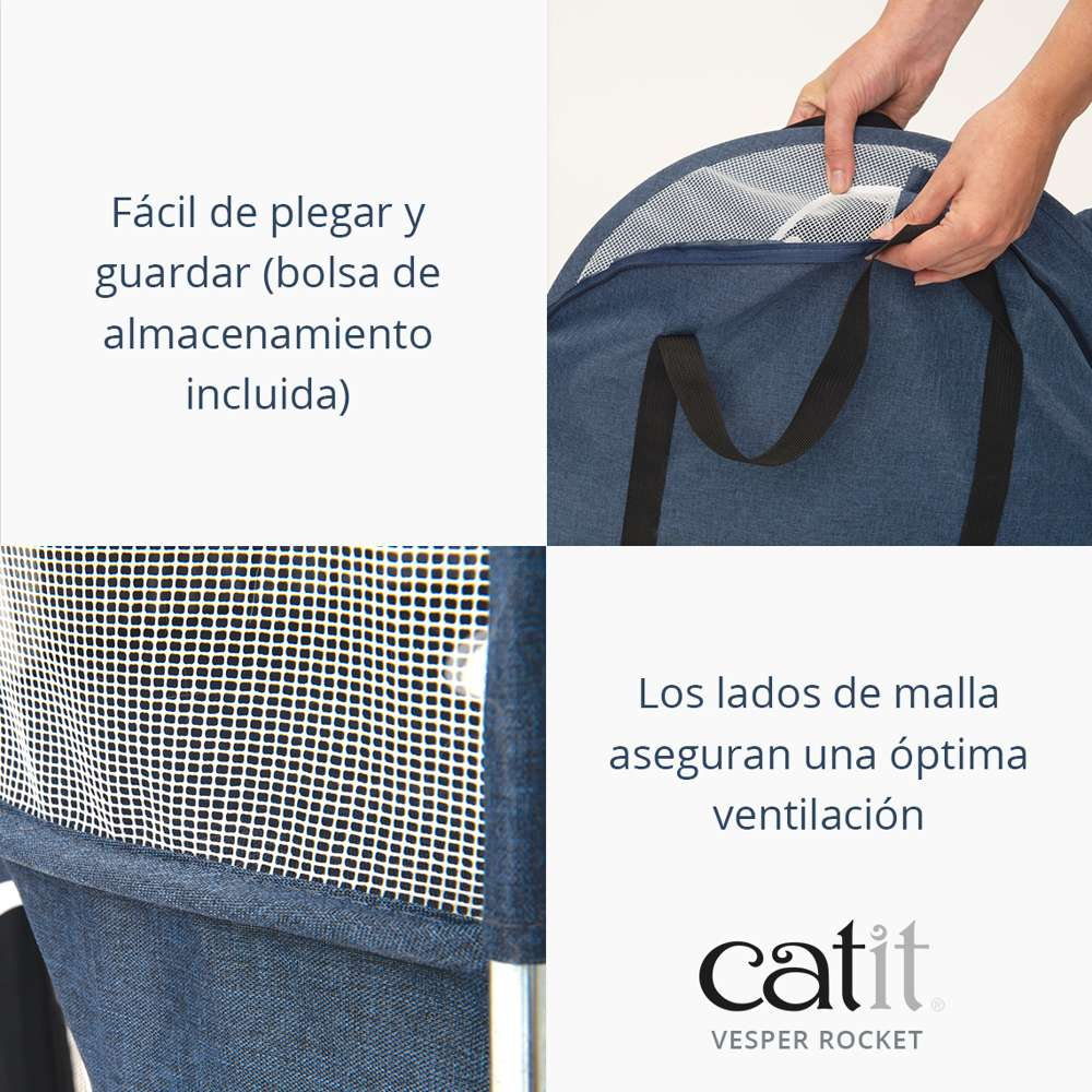 Catit Vesper Rocket, Azul al mejor precio -Todoanimal.es