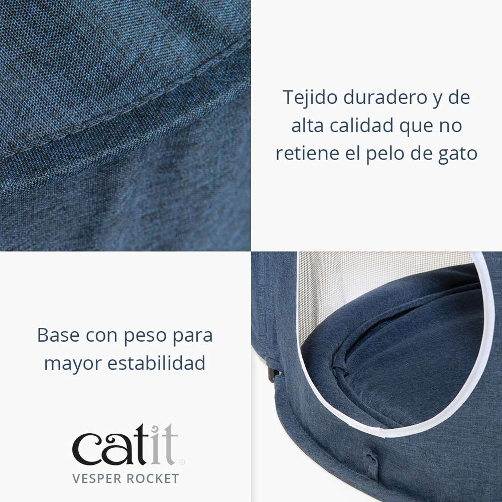 Catit Vesper Rocket, Azul al mejor precio -Todoanimal.es