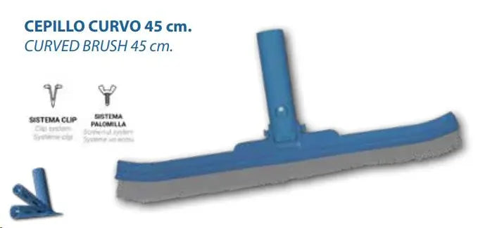 Cepillo Piscina Curvo 45Cm Dualpro Line 3 Angulos - Precios Más Baratos - Todoanimal