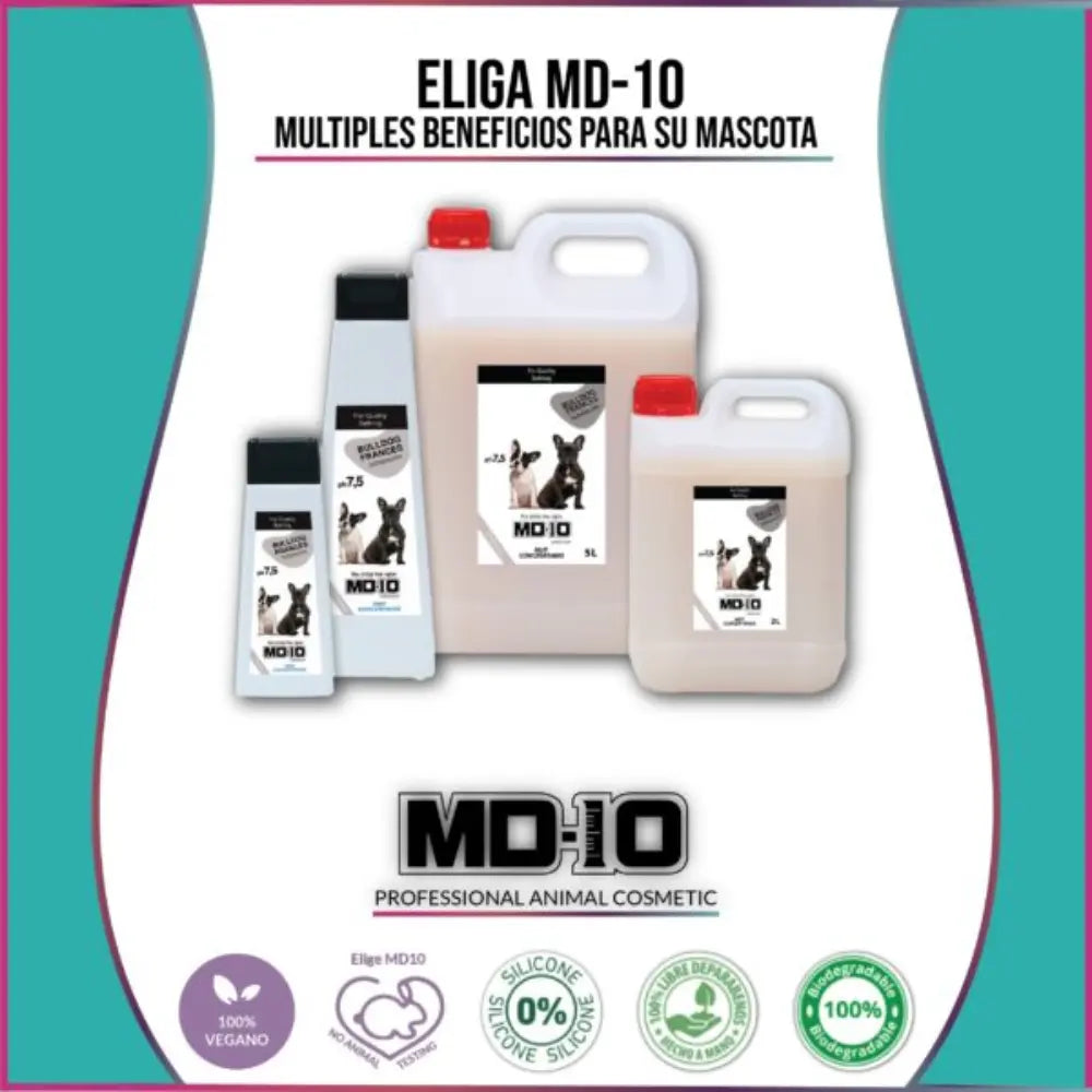 Champú Bulldog Frances 300Cc Md10 al mejor precio -Todoanimal.es