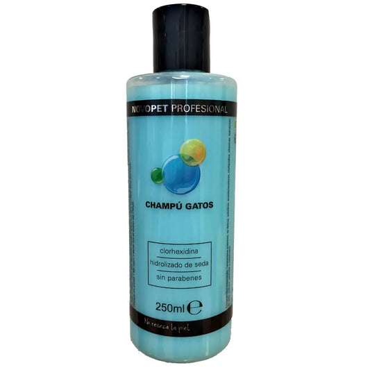 Champú Gato 250 ml Novopet al mejor precio -Todoanimal.es