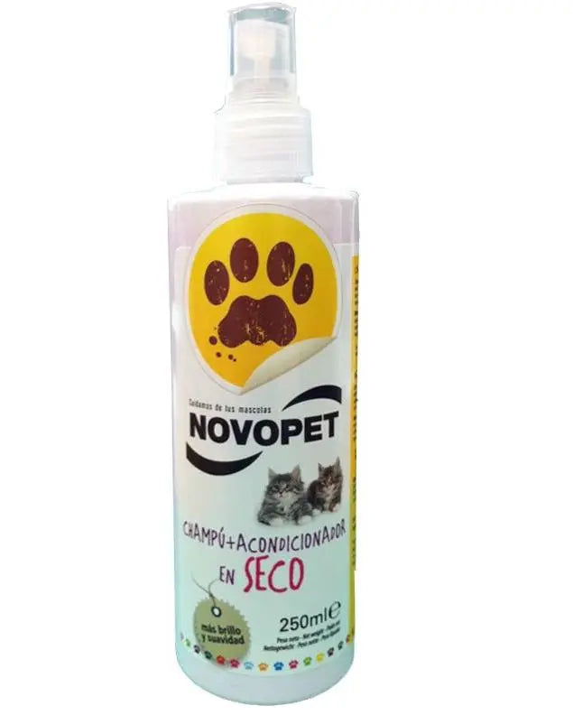 Champu Gato 250Ml En Seco Novopet - Precios Más Baratos - Todoanimal