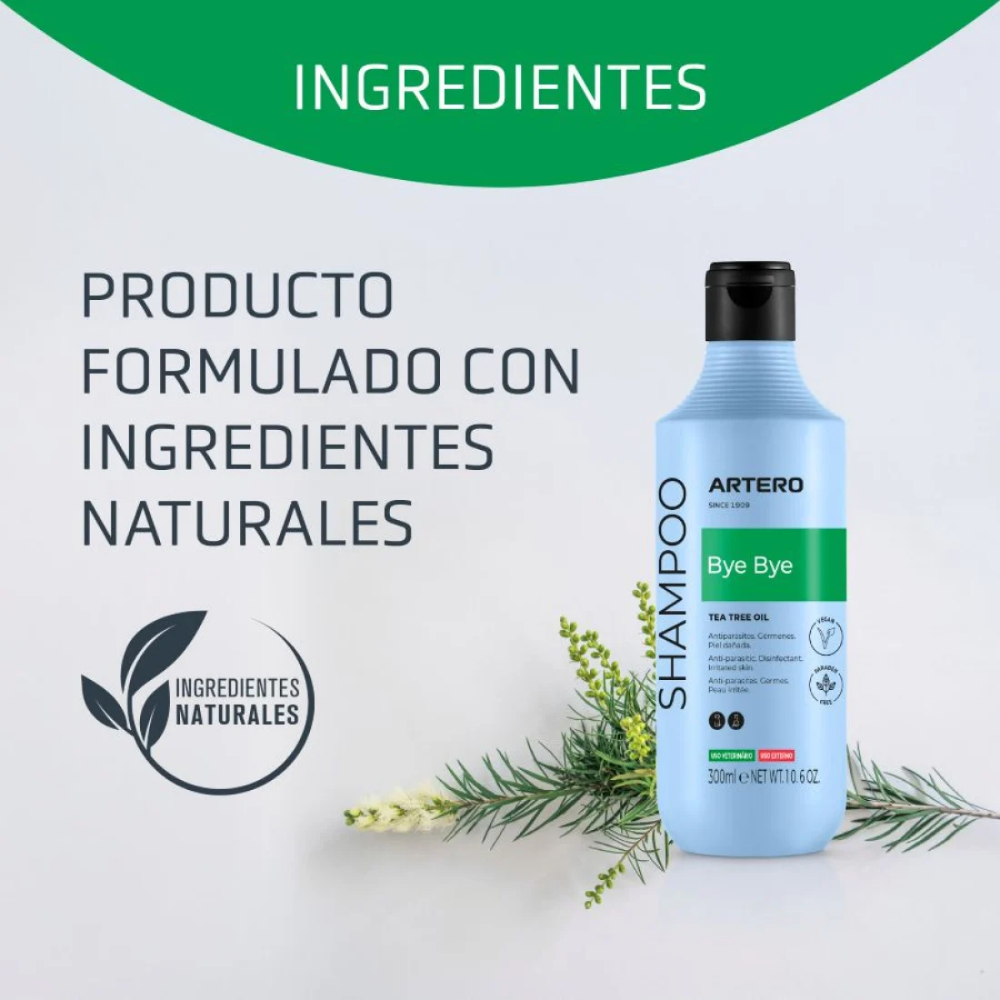 Champú Perro Bye Bye 250 ml Artero al mejor precio -Todoanimal.es
