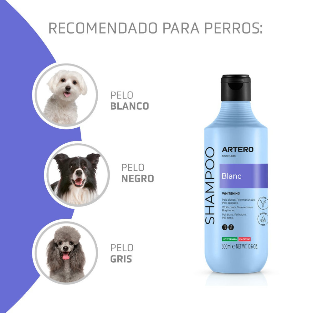 Champú Perro Pelo Blanco Artero al mejor precio -Todoanimal.es