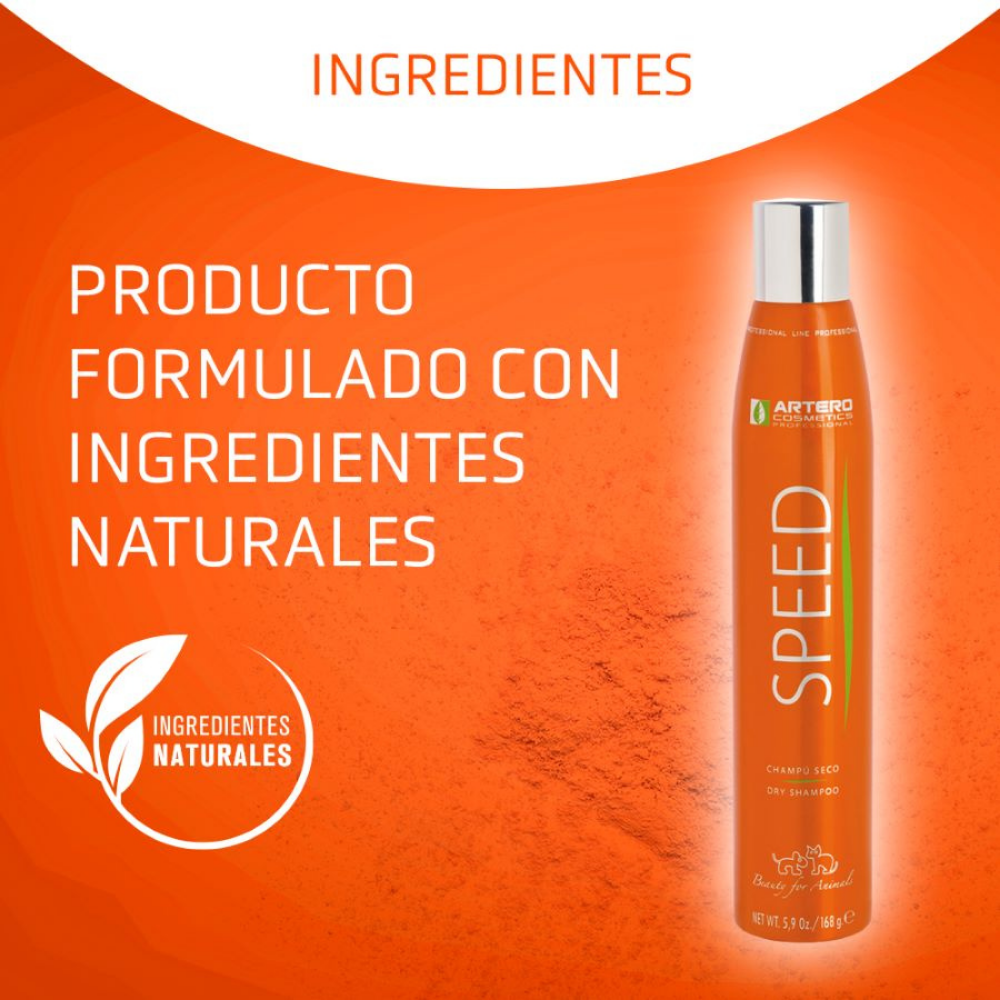 Champú Seco Higiene Speed 300 ml Artero al mejor precio -Todoanimal.es