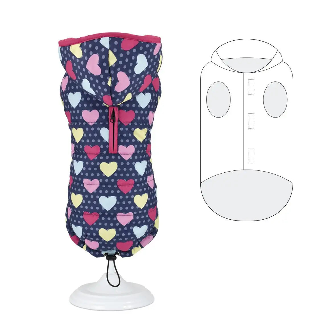 Chaqueta Con Capucha Y Borreguito Paris - Precios Más Baratos - Todoanimal