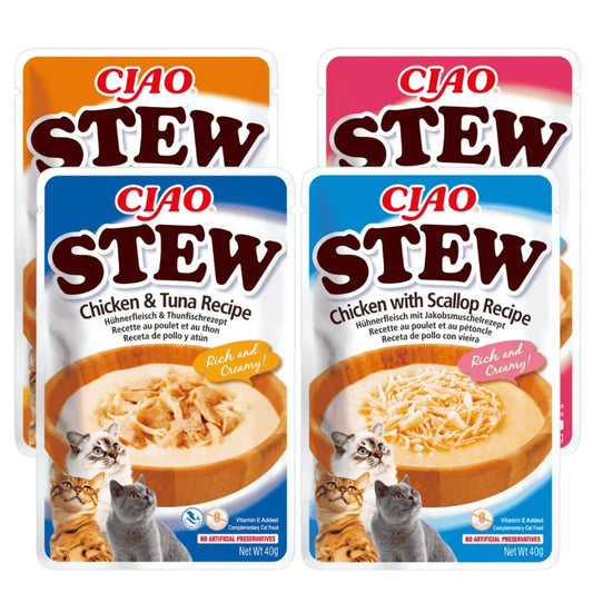 Churu CAT STEW 40 g | Estofado para Gatos al mejor precio -Todoanimal.es