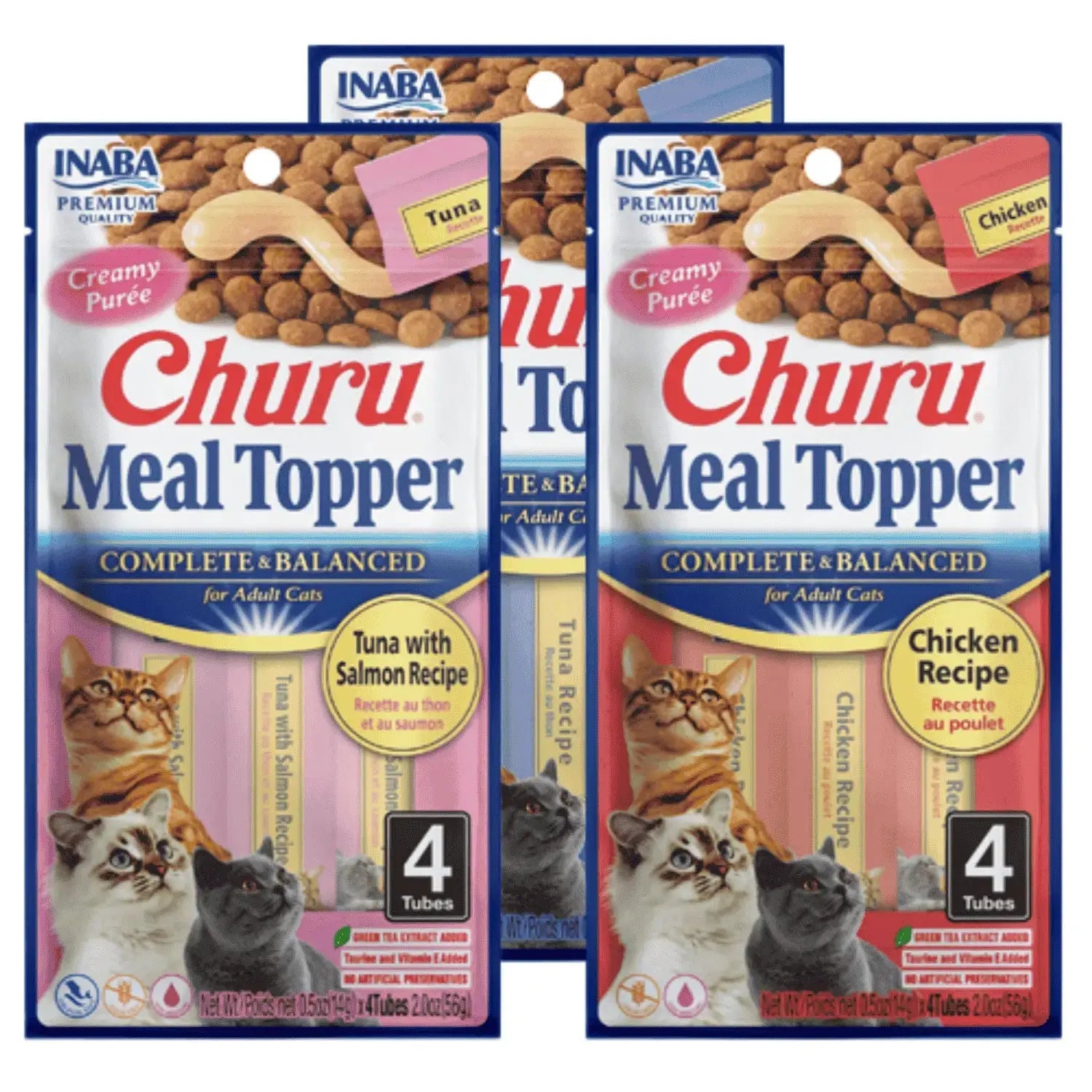 Churu Meal Topper Pack 4x14 g | Complemento para Gatos al mejor precio -Todoanimal.es