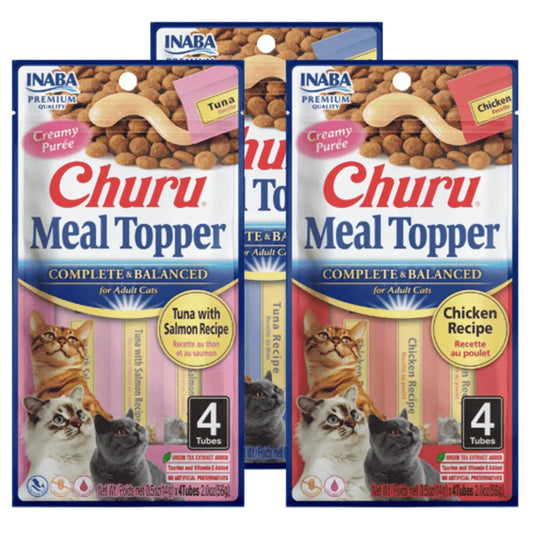 Churu Meal Topper Pack 4x14 g | Complemento para Gatos al mejor precio -Todoanimal.es