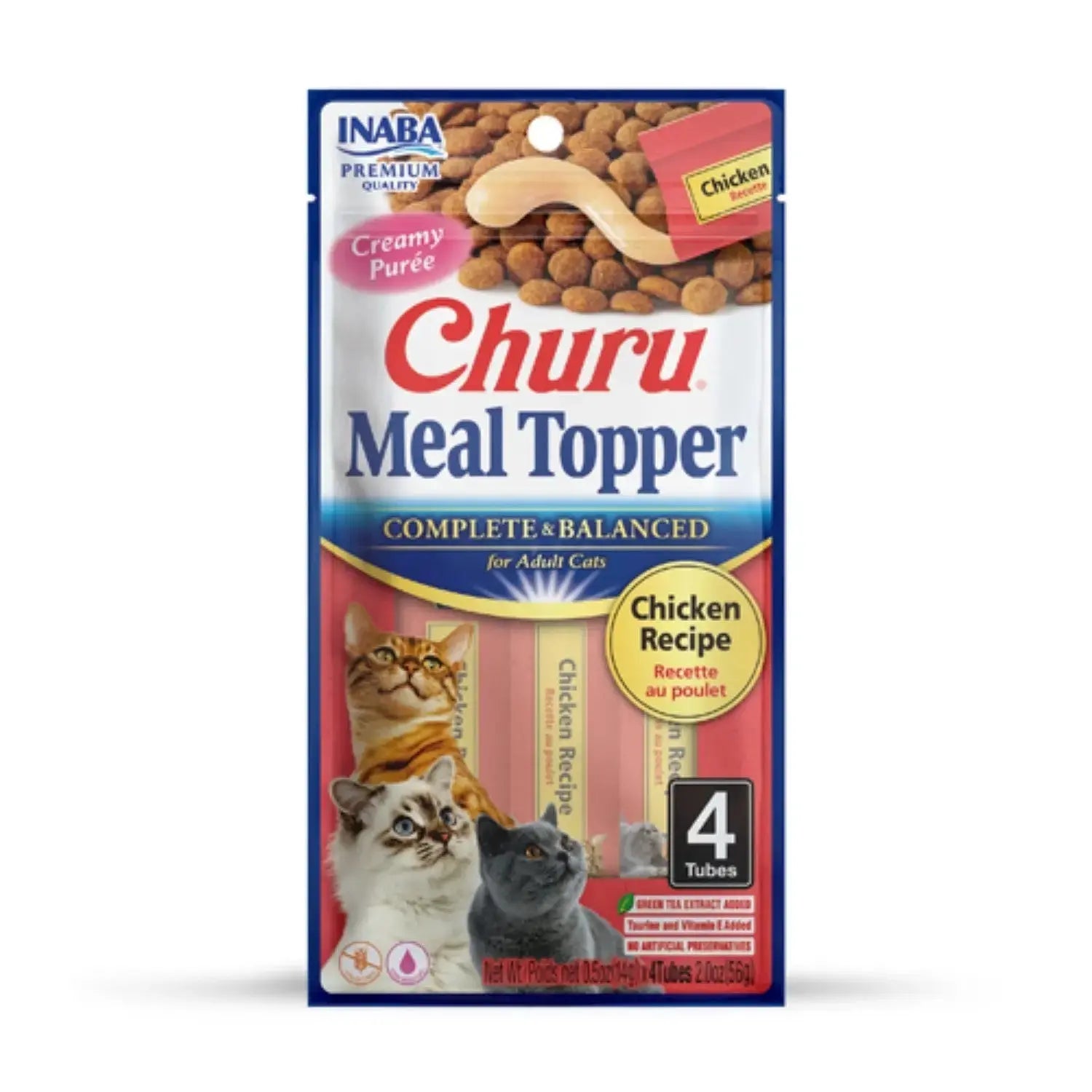 Churu Meal Topper Pack 4x14 g | Complemento para Gatos al mejor precio -Todoanimal.es