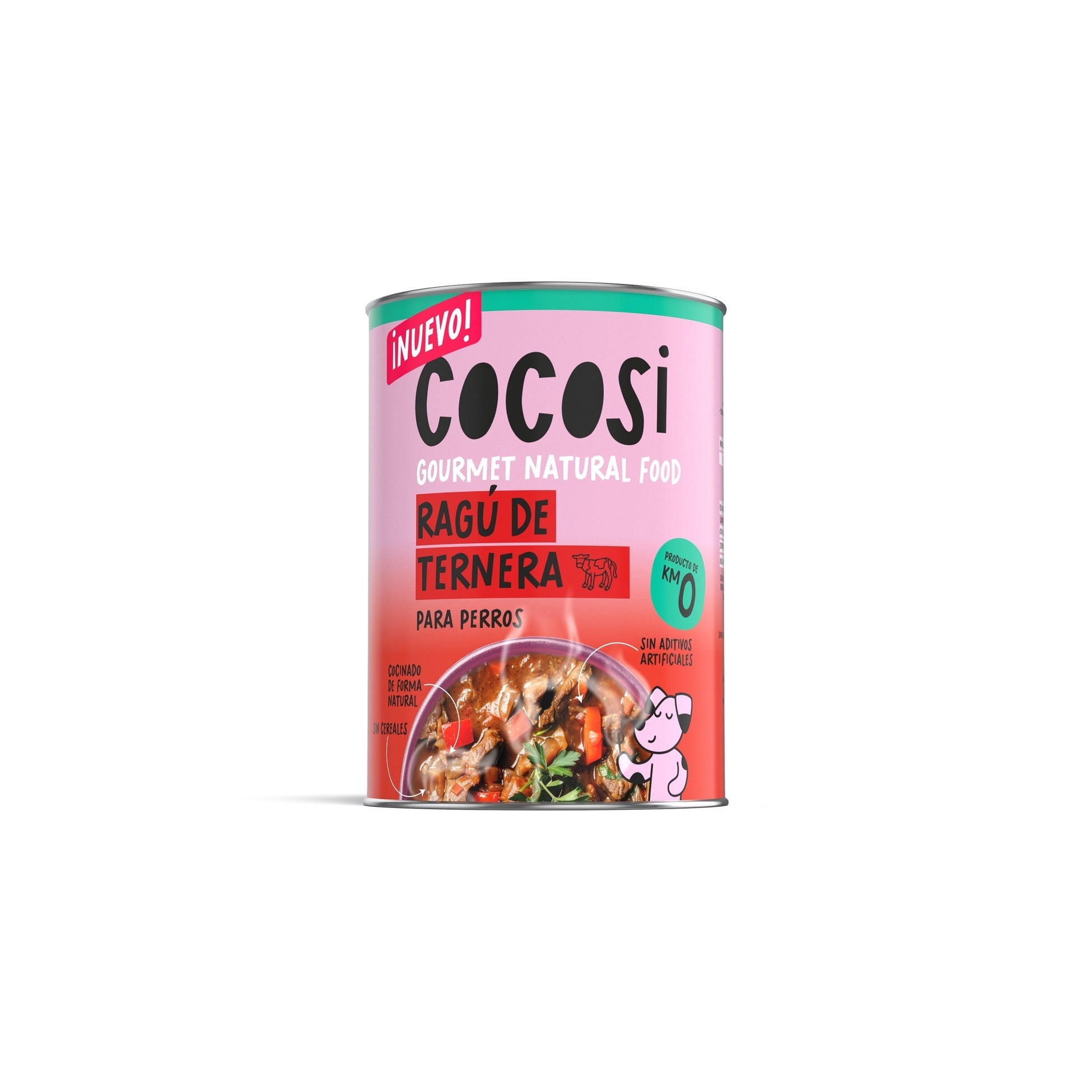 Cocosi Ragú de Ternera Gourmet Natural Food Comida Húmeda para Perros al mejor precio -Todoanimal.es
