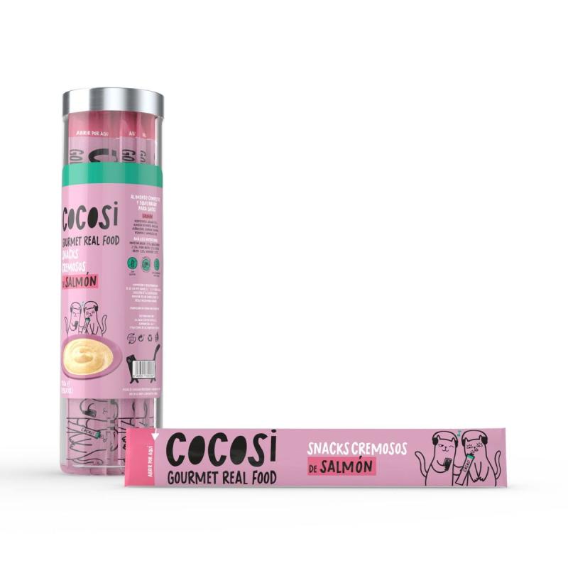 Cocosi Snack Cremoso de Salmón para Gatos al mejor precio -Todoanimal.es