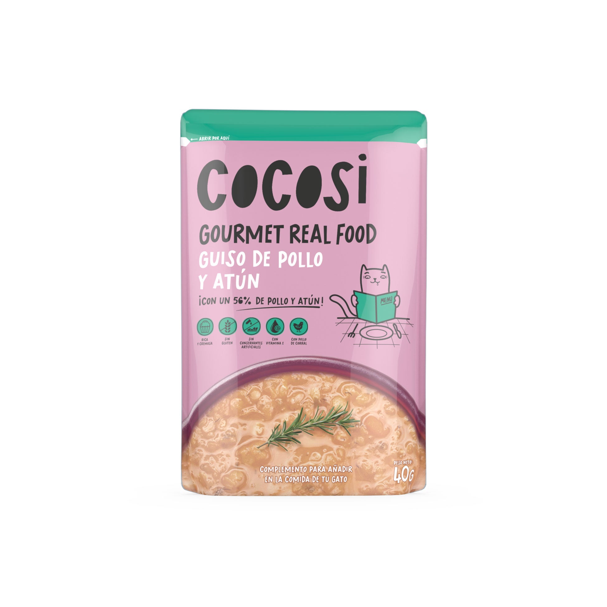 Cocosi Sopa Cremosa de Pollo y Salmón para Gatos al mejor precio -Todoanimal.es