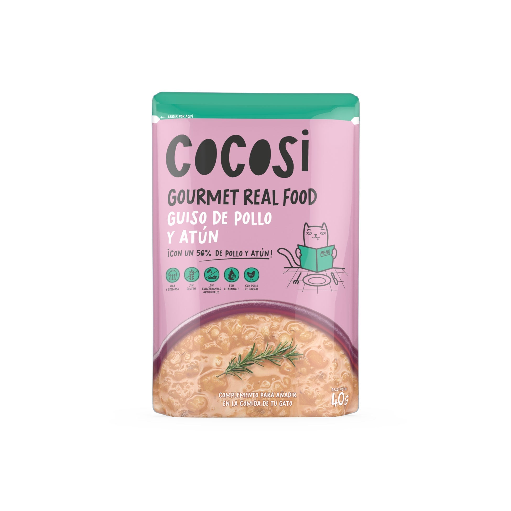 Cocosi Sopa Cremosa de Pollo y Salmón para Gatos al mejor precio -Todoanimal.es