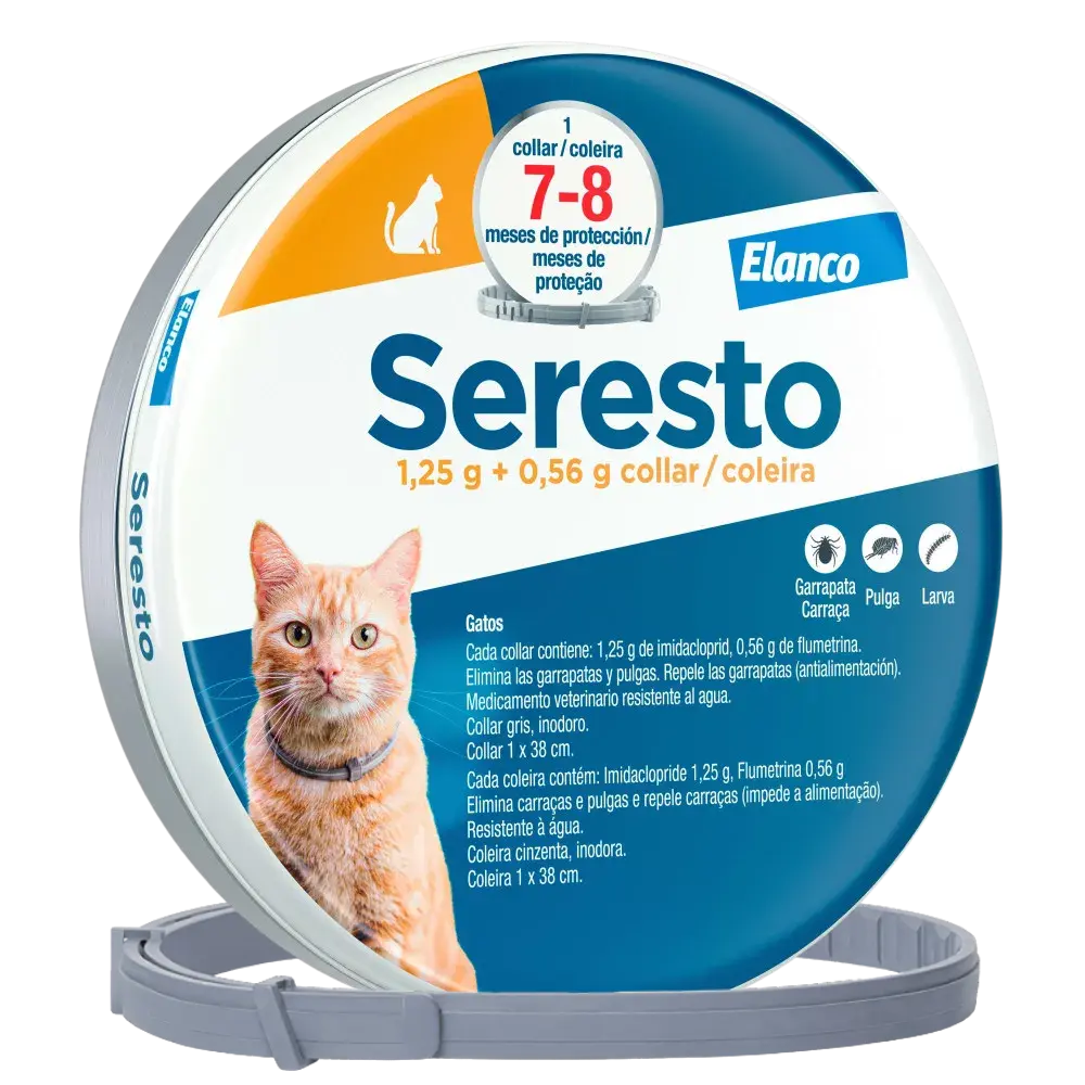 Collar Antiparasitario Seresto Para Gatos al mejor precio -Todoanimal.es