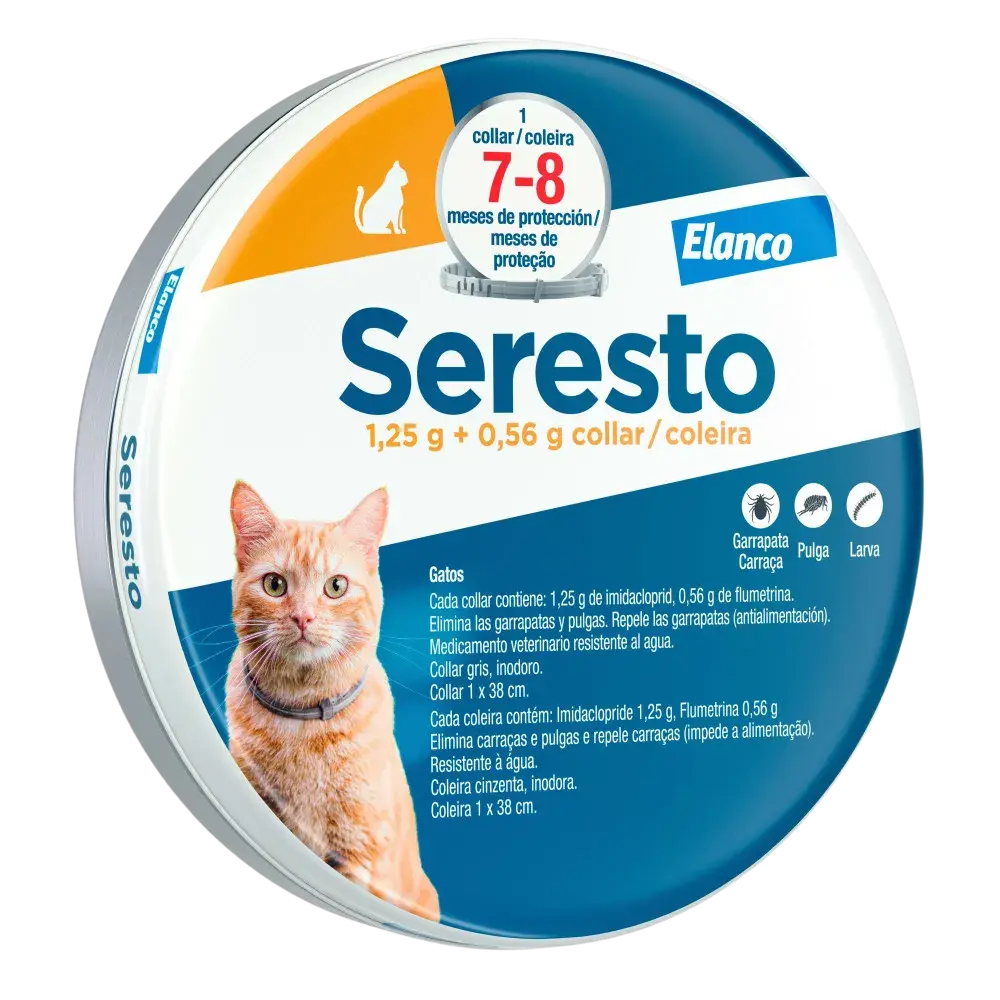 Collar Antiparasitario Seresto Para Gatos al mejor precio -Todoanimal.es