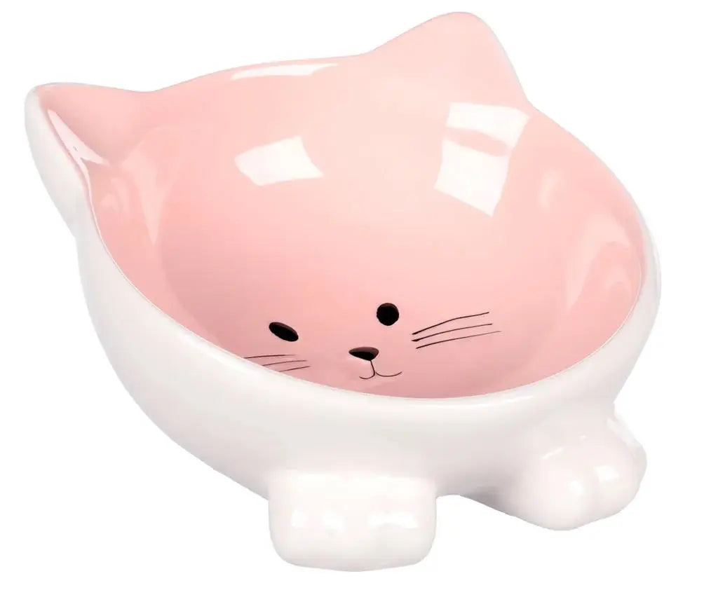 Comedero Gato Ceramica Puzi Rosa 125Ml FLAMINGO PET PRODUCTS NV