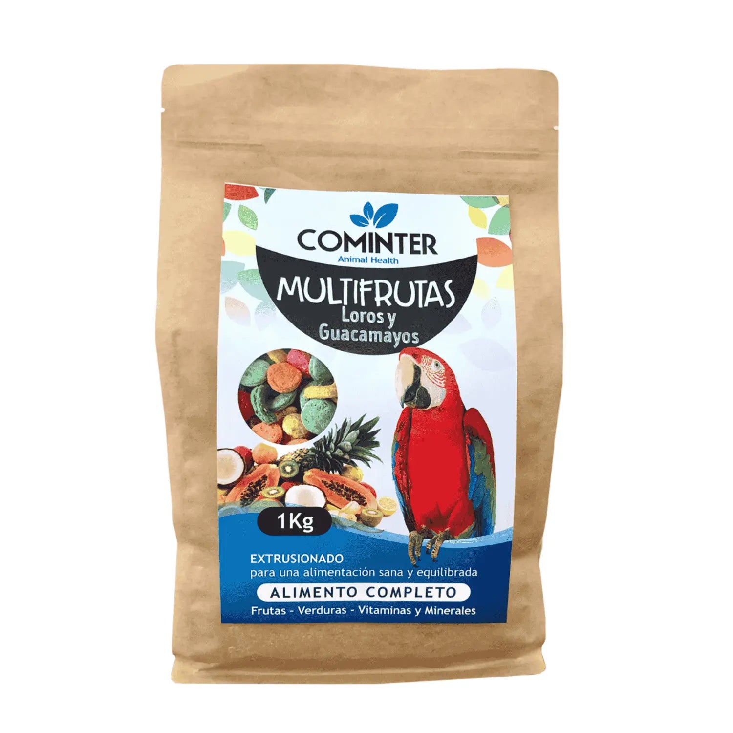 Cominter Alimento Multifrutas para Loros y Guacamayos al mejor precio -Todoanimal.es