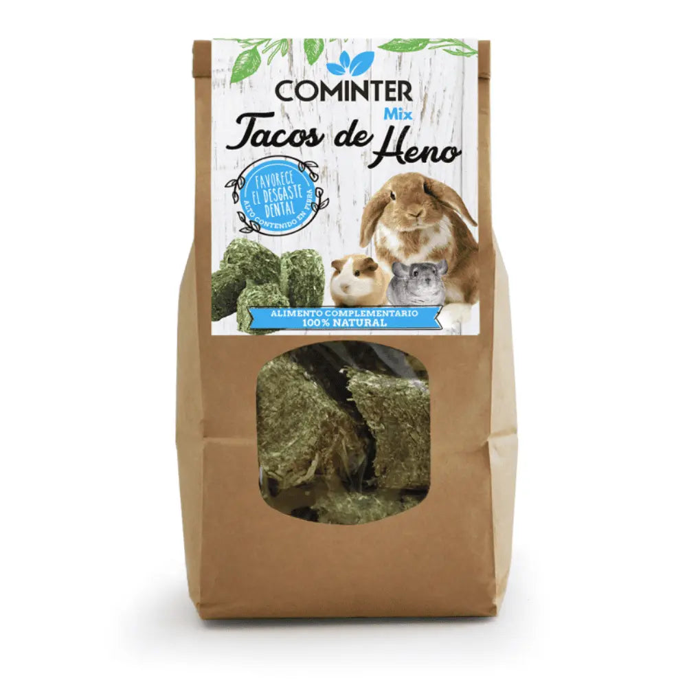 Cominter Mix Tacos de Heno 500 g Snack 100% Natural para Roedores al mejor precio -Todoanimal.es