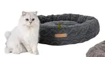 Cuna Donut Artic Gris Oscuro 58X14Cm Freedog