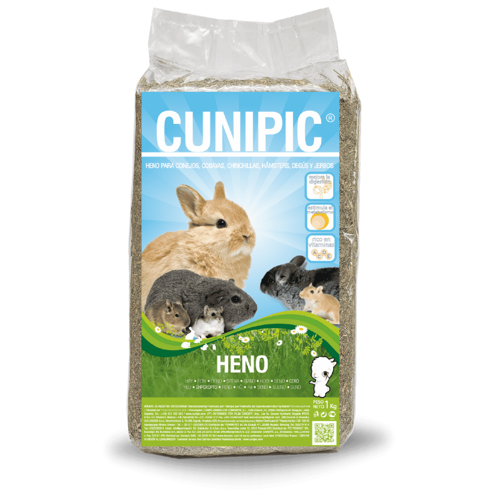 Cunipic Heno Fibra 1 kg al mejor precio -Todoanimal.es