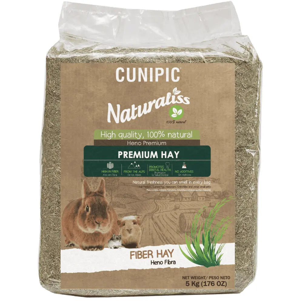 Cunipic Naturliss Heno Fibra 5 kg al mejor precio -Todoanimal.es