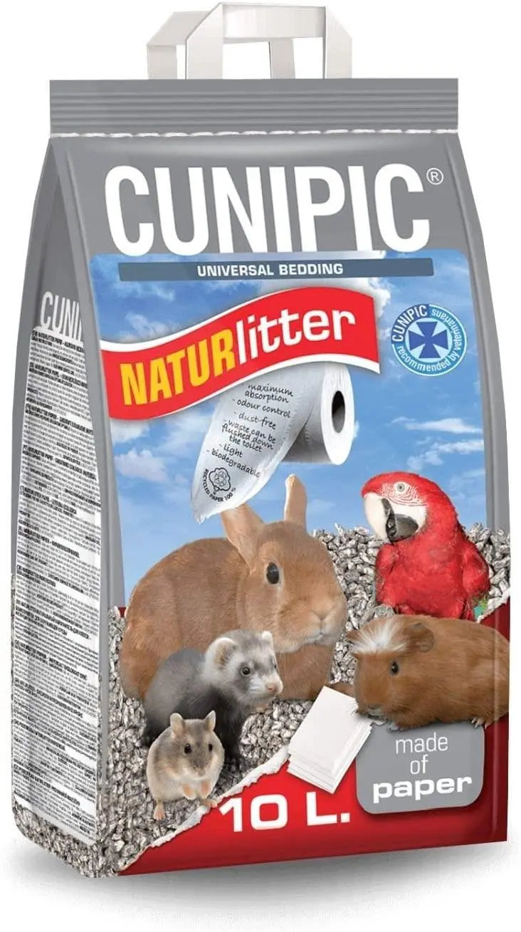 Cunipic Naturlitter Lecho Vegetal De Papel 10L - Precios Más Baratos - Todoanimal