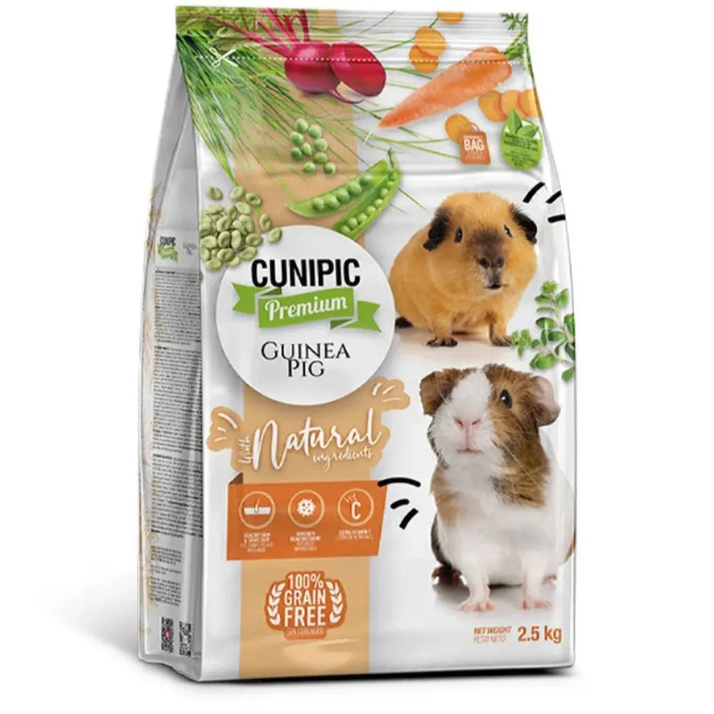 Cunipic Pienso Premium para Cobayas - Alimento Completo Sin Cereales y con Vitamina C CUNIPIC