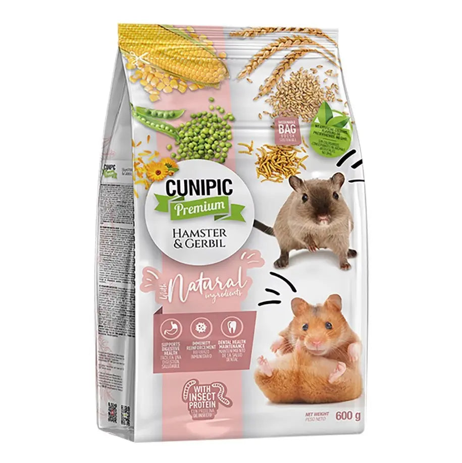 Cunipic Premium Alimento Hamster & Jerbo 600Gr - Precios Más Baratos - Todoanimal
