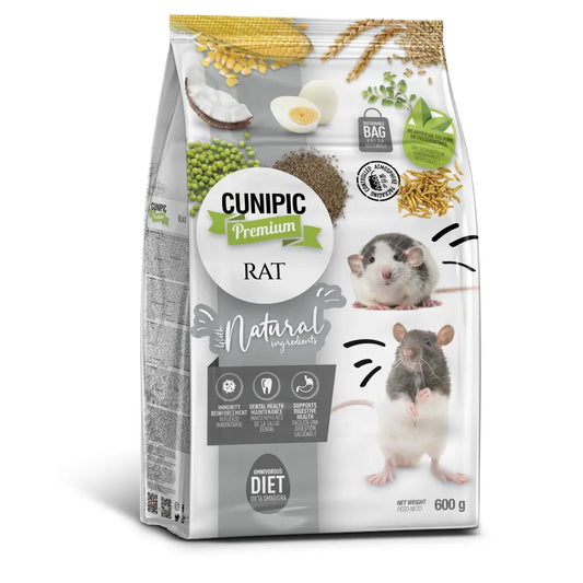 Cunipic Premium Alimento Rata 600 g al mejor precio -Todoanimal.es