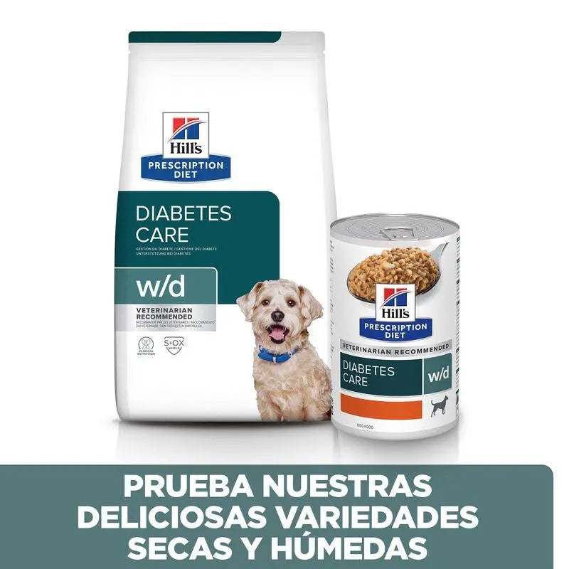Hill's Canine Diet w/d Pienso para Perros con Diabetes con Pollo - Precios Más Baratos - Todoanimal