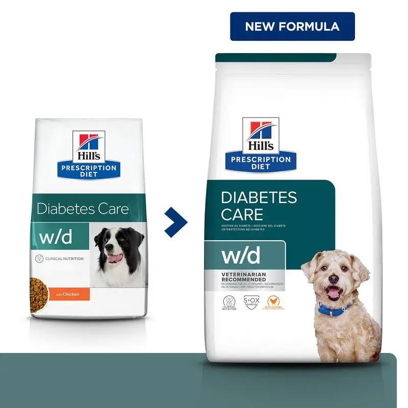 Hill's Canine Diet w/d Pienso para Perros con Diabetes con Pollo - Precios Más Baratos - Todoanimal