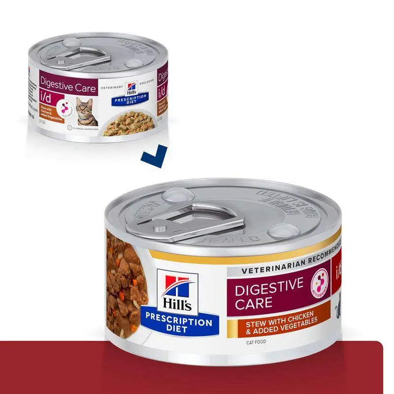 Hill'S Feline I/D Estofado 82 Grs. Lata(Enfermedad Gastrointestinal) - Precios Más Baratos - Todoanimal