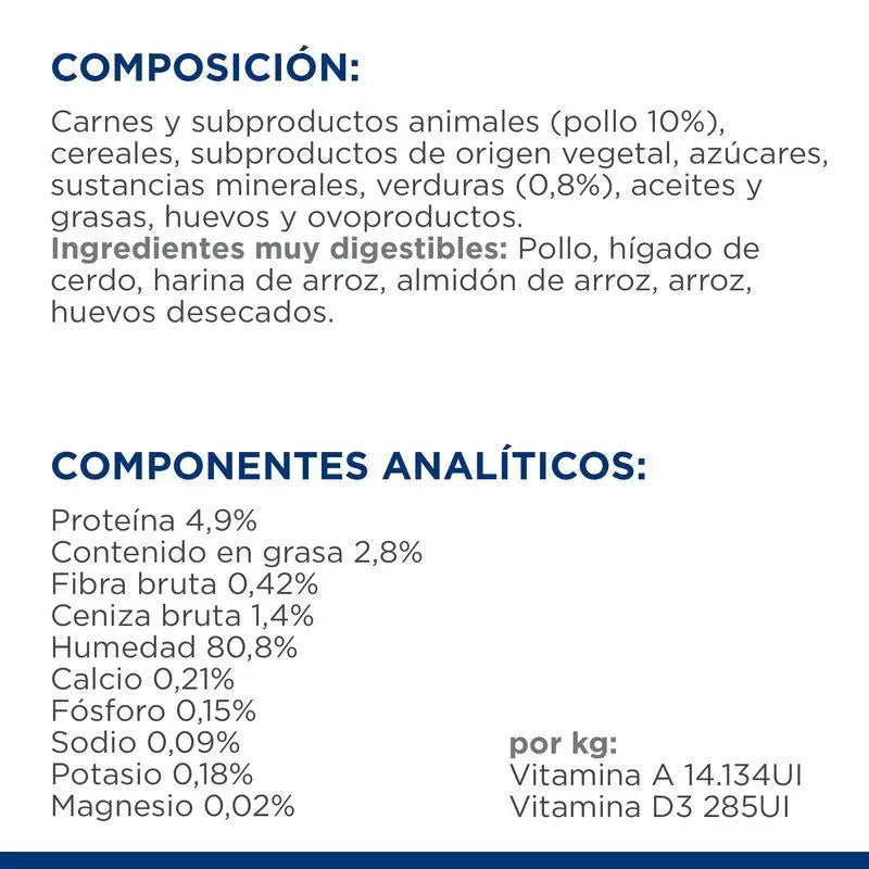 Hill'S Canine I/D Estofado Con Pollo Y Verduras 156 g - Precios Más Baratos - Todoanimal