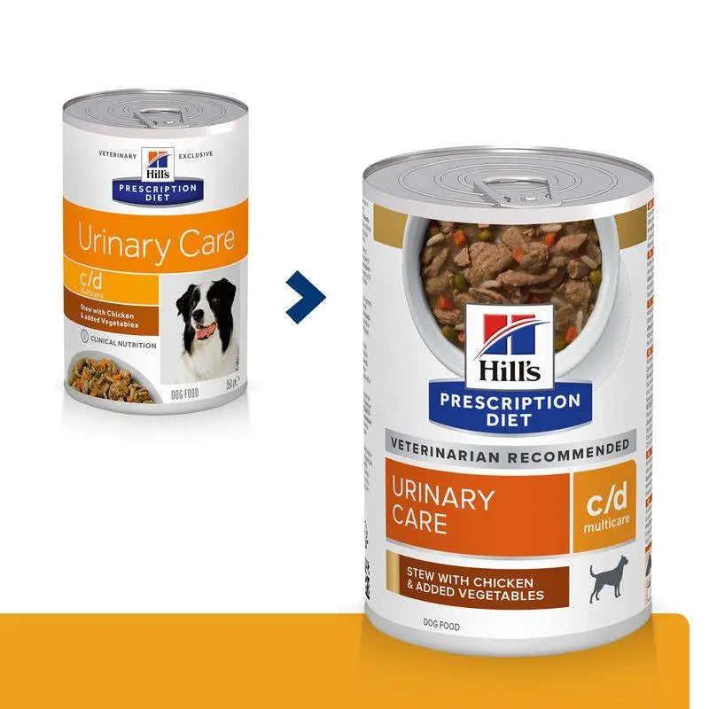 Hill'S Canine C/D Multicare Estofado Con Pollo Y Verduras 354 g - Precios Más Baratos - Todoanimal