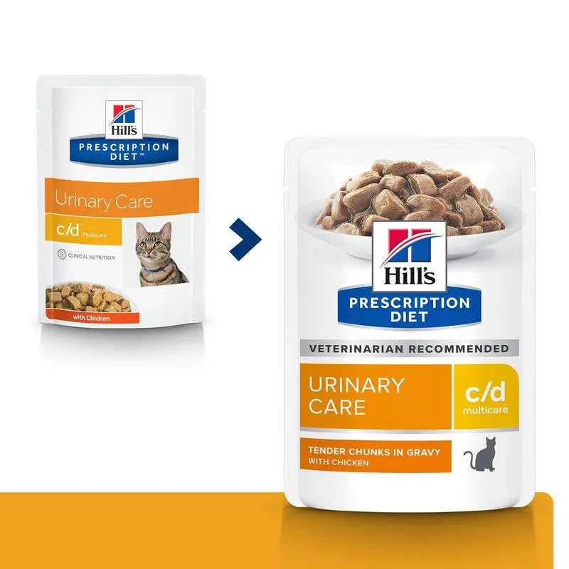 Hill'S Feline C/D Pollo Sobre 85Gr - Precios Más Baratos - Todoanimal