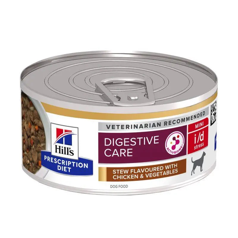 Hill'S Canine I/D Stress Mini Estofado Con Sabor A Pollo Y Verduras 156 g - Precios Más Baratos - Todoanimal