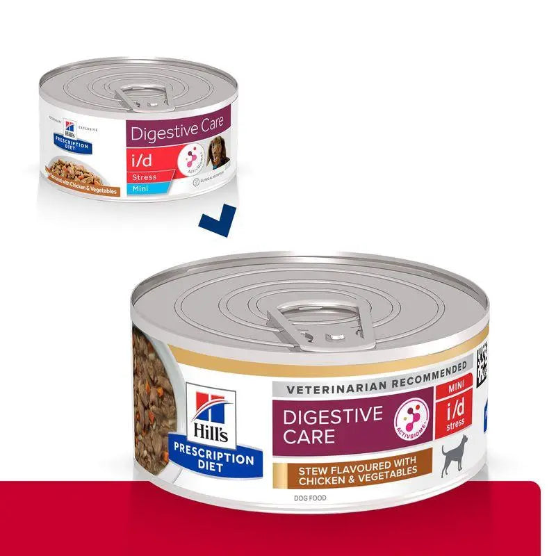 Hill'S Canine I/D Stress Mini Estofado Con Sabor A Pollo Y Verduras 156 g - Precios Más Baratos - Todoanimal