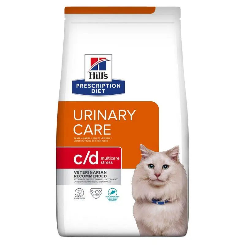 Hill'S Feline C/D Urinary Stress Pescado Azul 3Kg - Precios Más Baratos - Todoanimal