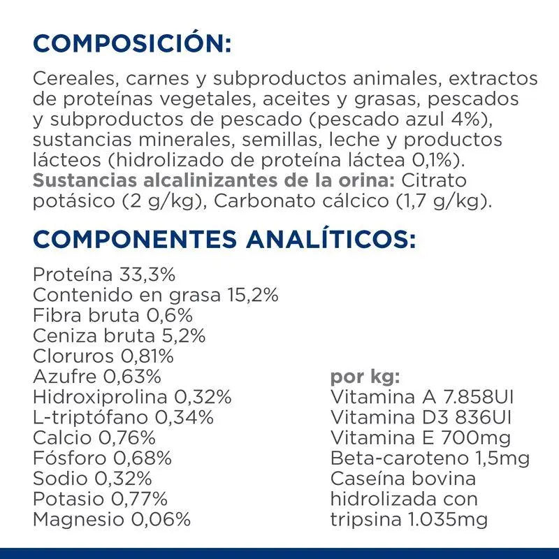 Hill'S Feline C/D Urinary Stress Pescado Azul 3Kg - Precios Más Baratos - Todoanimal