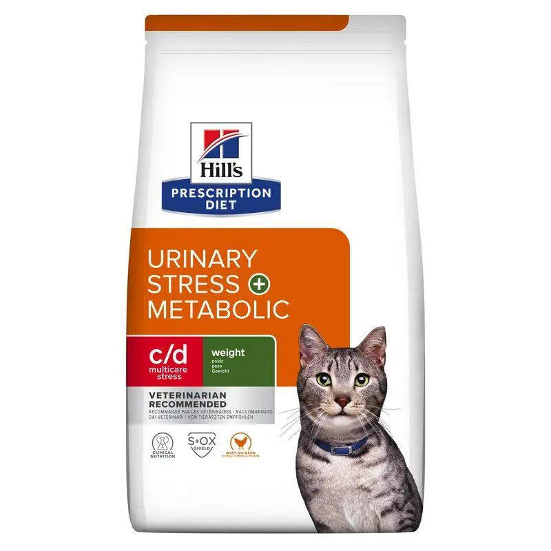 Hill'S Feline C/D Urinary Stress + Metabolic 3Kg - Precios Más Baratos - Todoanimal