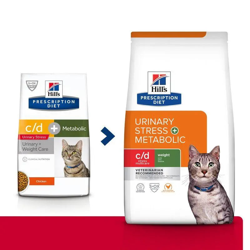 Hill'S Feline C/D Urinary Stress + Metabolic 3Kg - Precios Más Baratos - Todoanimal