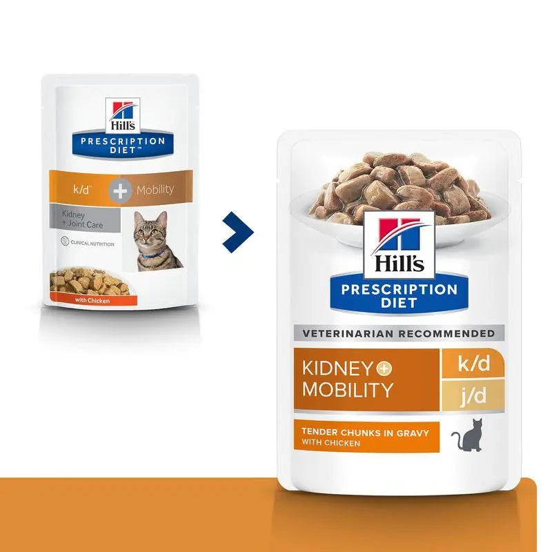 Hill'S Feline K/D+Mobilty 85G - Precios Más Baratos - Todoanimal