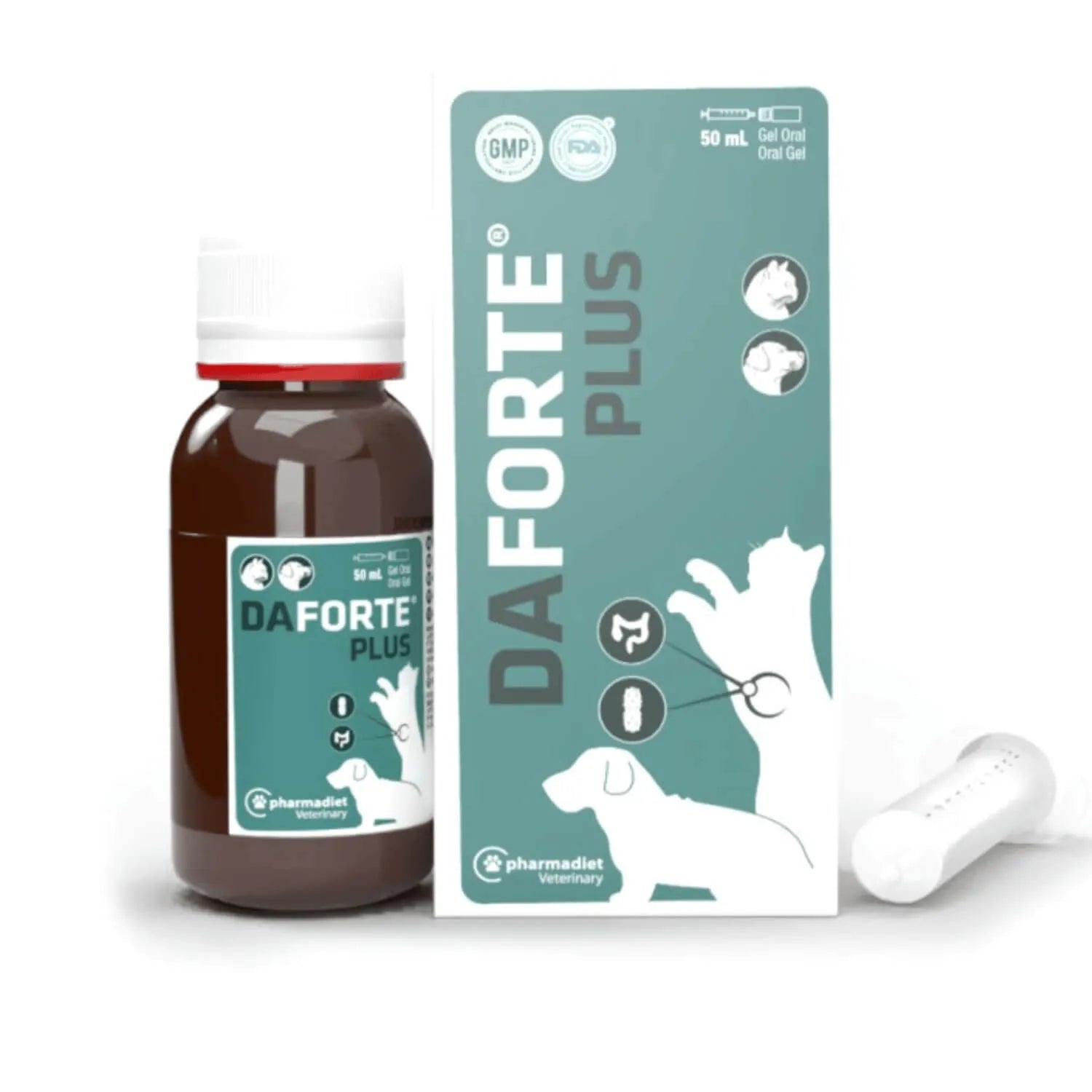 Daforte Plus 50 ml Antidiarreico para Perros y Gatos | Corta la Diarrea Rápidamente Farmadiet al mejor precio -Todoanimal.es