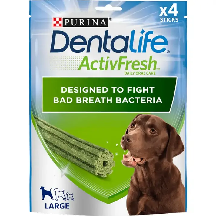 Dentalife Activfresh Dog Large 4 Sticks Todoanimal.es