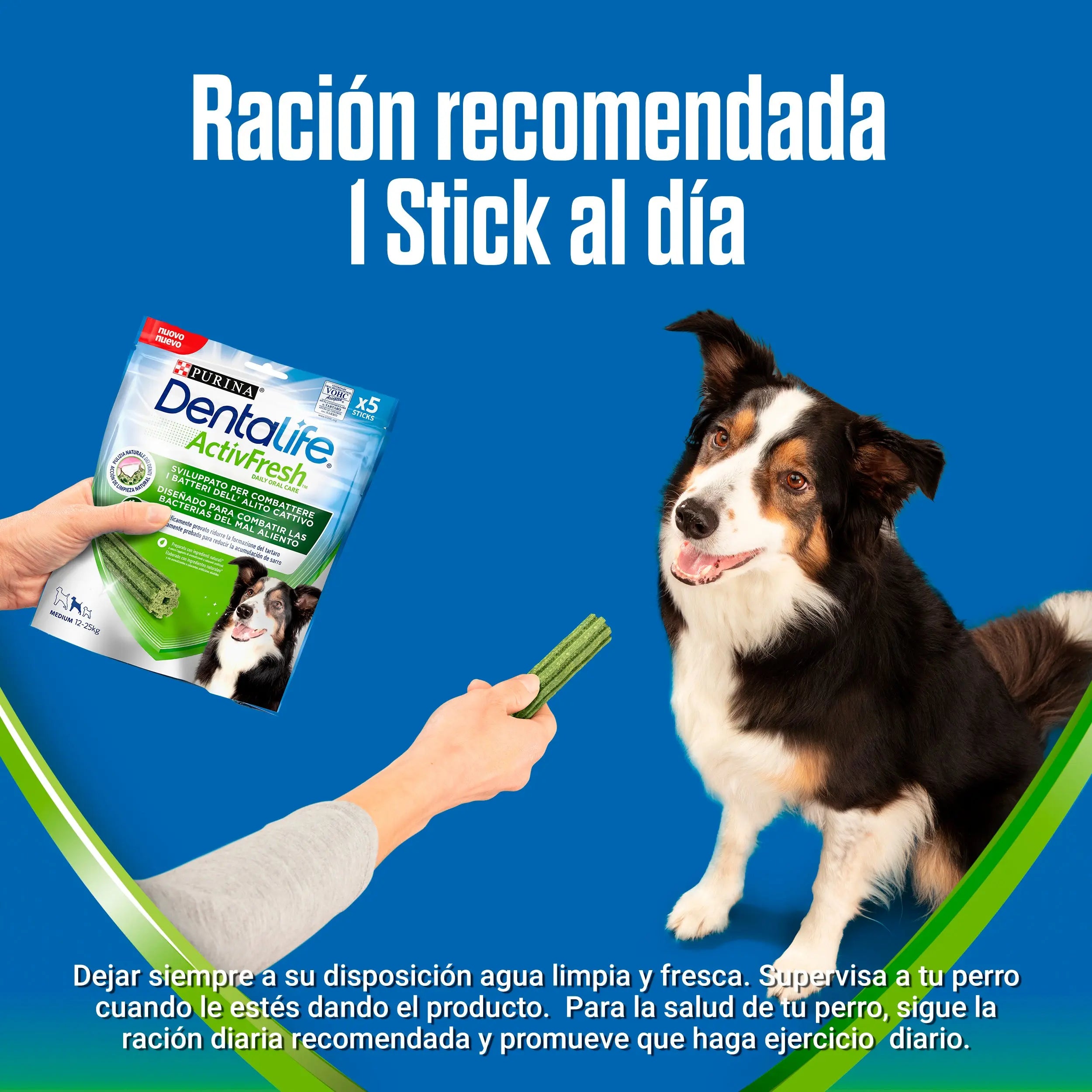 Dentalife Activfresh Dog Medium 5 Sticks al mejor precio -Todoanimal.es