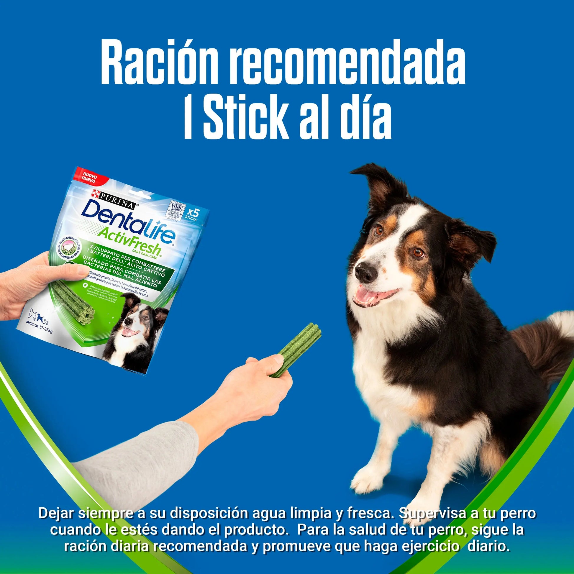 Dentalife Activfresh Dog Medium 5 Sticks al mejor precio -Todoanimal.es